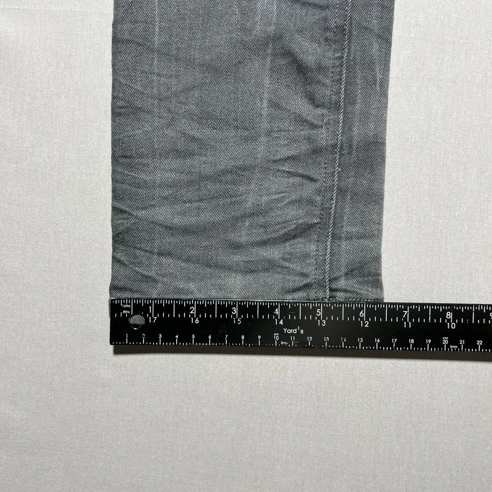 G-Star‎ RAW Defend Super Slim Jeans Mens 30x35 Gray Distressed Denim Button Fly